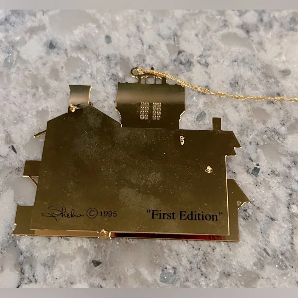 Sheila's Historical East Brother Lighthouse 3D Ornament- 1995 First Edition